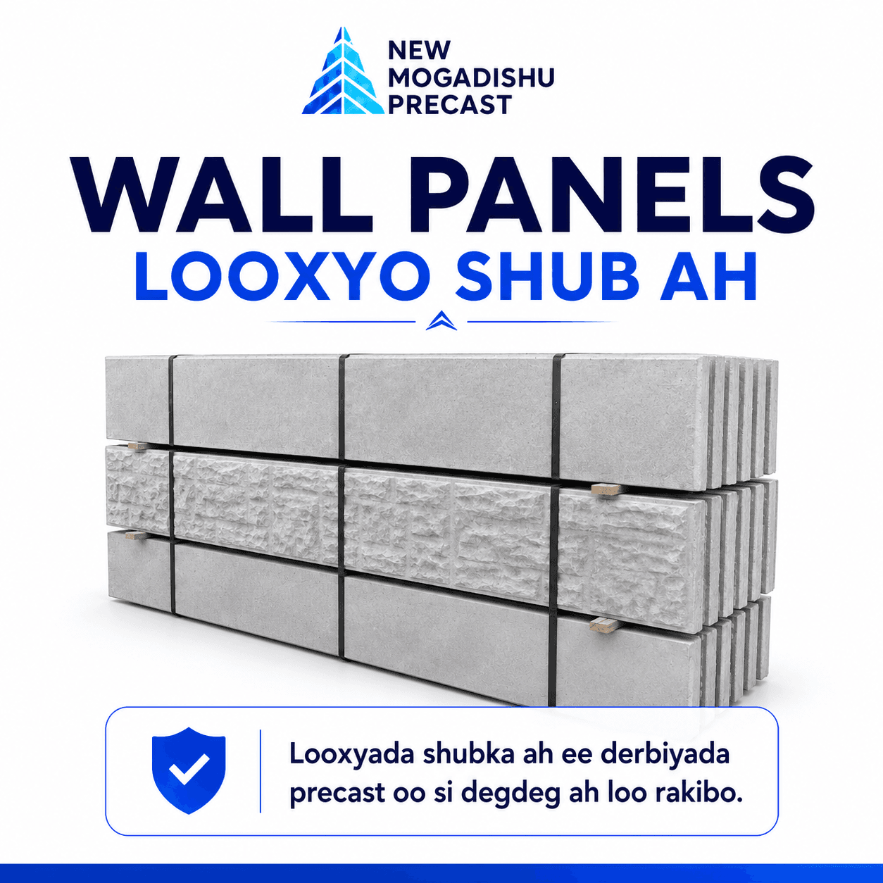 Precast Concrete Wall Panels in Mogadishu